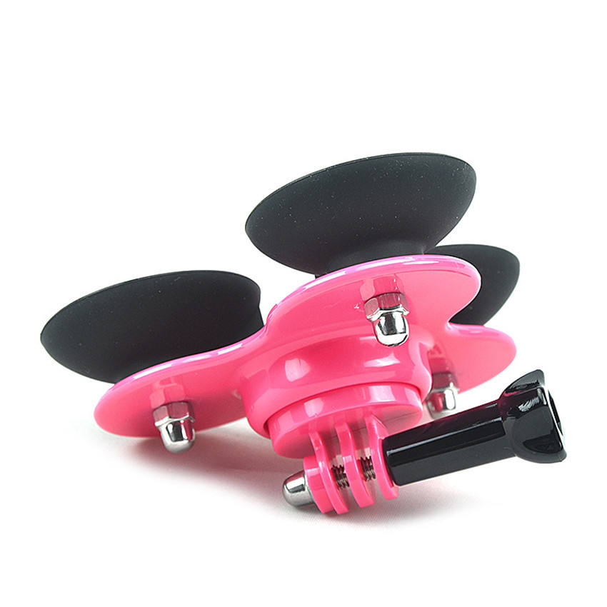 Hongdak Mini Suction Cup Car Window Vacuum Sucker Mount for Phone Go Pro Hero 10 9 8 7 6 5 Glass Sucker for Action Camera