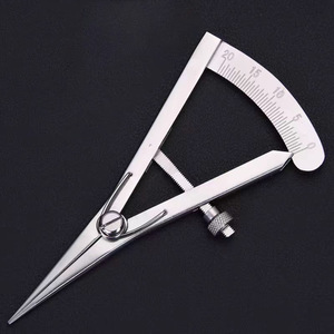 Triangle And U Shaped Eye Gauge <b>Measuring</b> Ruler Stainless Steel Precision <b>Tool</b> For Measurement - Product Image 1