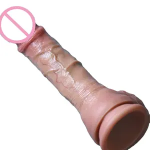 Реалистичный раздвижной пенис, толстый силиконовый фаллоимитатор на присоске, секс-игрушки для мастурбации, Анальная пробка, массаж для женщин, Wh