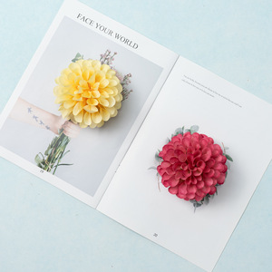 Three-dimensional Floral Dahlia Silk Flower Trendy <b>Photo</b> <b>Prop</b> for <b>Weddings</b> Outdoor Festivals Perfect Creating Atmospheric Accent - Product Image 3