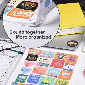 Custom Design Print-on-demand Wholesale 20 Sheets Set Cute <strong>Scrapbook</strong> <strong>Stickers</strong>, Planner <strong>Stickers</strong> Weekly for Calendar,bullet - Product Image 3