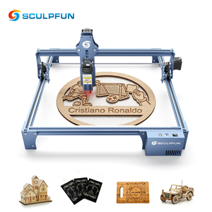SCULPFUN S9 90W Máquina de Grabado y <span class=keywords><strong>Corte</strong></span> Láser Portátil de Escritorio para Madera, Ideal para Bricolaje - Product Image 1