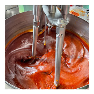 New Design Gas Hot Sauce Electric Cooking Pot with Mixer Machine Steam Custard <strong>Rendang</strong> Beef Chili Sauce Mixer Cooking Kettle - Product Image 2