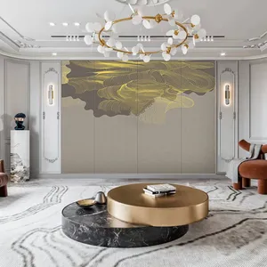 金色艺术画壁画壁纸装饰室内壁纸高档简约现代壁纸