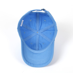 定制标志儿童短边棒球运动帽812棉 + ABS插入安全凹凸帽婴儿绣花帽蓝色 - Product Image 5
