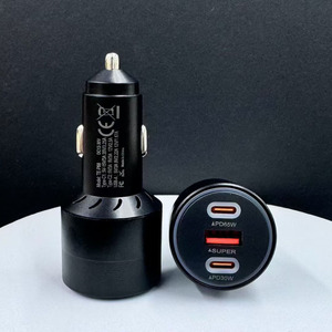 Caricabatterie da <span class=keywords><strong>Auto</strong></span> in Metallo 125W Multi-Porta, Tipo-C PD65W, Caricatore Rapido USB per Drone, Tablet, <span class=keywords><strong>iPhone</strong></span>, Xiaomi - Product Image 5