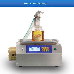 Máquina de llenado y envasado cuantitativo de pasta de sésamo, miel líquida y pasta viscosa con sistema de pesaje y silicona - Product Image 3