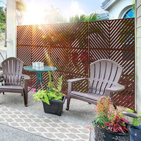 Clôture en treillis d'acier Corten pour jardin, ferme, chantier de construction, traitement thermique, écologique, résistant aux intempéries, poudré