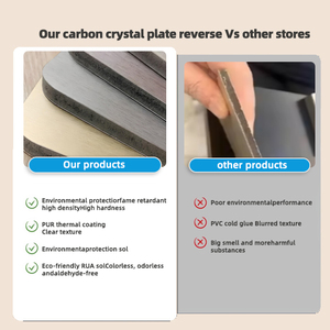 7mm 7.5mm Bamboo Charcoal Wood Fiber Carbon Crystal Metal <strong>Plate</strong> <strong>Decorative</strong> <strong>Wall</strong> Carbon Crystal <strong>Plate</strong> - Product Image 6