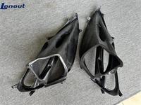 Kit carrosserie extérieur compatible McLaren 720S, modification du cadre de phare, cadre de feux antibrouillard en fibre de carbone sèche, abat-jour