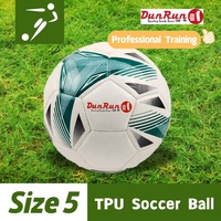 Ballon de football en cuir TPU cousu à la machine de taille personnalisée de haute qualité 5 pour la formation professionnelle en gros