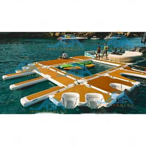 Dock gonflable pour jet ski - Plateforme en PVC résistant aux UV et robuste pour <span class=keywords><strong>la</strong></span> navigation en lac, sur <span class=keywords><strong>la</strong></span> plage et en mer - Product Image 6