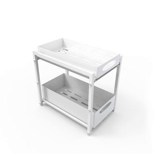 <b>Kitchen</b> <b>Racks</b> - Pull Out Under Sink Organizer, Sliding Basket with Multi-Layer Storage for Cabinet & Sink Area - Product Image 6