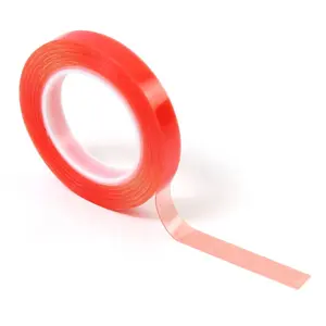 制造商4972双红色衬里聚酯胶带多布尔侧聚酯纤维胶带