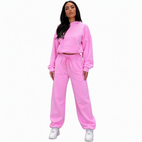 Sweat à capuche zippé personnalisé imprimé bouffant femme ensembles courts survêtement en velours haut court à capuche pantalon court deux pièces ensemble pour femmes