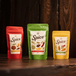 Tùy chỉnh túi nhựa đứng lên túi mùi bằng chứng hạt giống thực phẩm nhôm lá Snack bao bì thực phẩm Mylar túi gia vị - Product Image 6