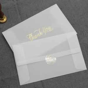 Custom Wedding Invitation <b>Envelope</b> Transparent Butter Paper <b>Envelope</b> Vellum Paper Printing - Product Image 2