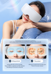 4D อัจฉริยะเครื่องนวดตาไอน้ำอัจฉริยะไร้สายบลูทูธเพลงอุปกรณ์ทำความร้อนแบบสั่นด้วยไฟฟ้าบรรเทาความเมื่อยล้าของดวงตา - Product Image 3