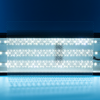 Panneaux diffuseurs prismatiques optiques en PMMA découpés au laser, micro-prismatiques, à indice de diffusion UGR, pour la diffusion de la lumière - Ventes Flash