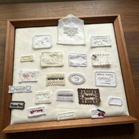 Appliques brodées en dentelle en gros, étiquettes décoratives vintage en tissu pour vêtements, sacs, chapeaux et accessoires vestimentaires