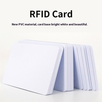 Échantillon gratuit de carte intelligente PVC sans contact RFID CR80 13,56 MHz de haute qualité avec puce F08 pour la sécurité et le contrôle d'accès des entreprises