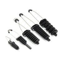 Pince de tension de type cale en nylon PA résistant aux UV pour câble optique ADSS