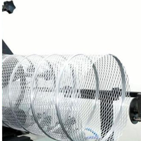 Machine à rouler la maille métallique déployée pour la production de filets de filtration industriels, capacité 54 m/min, puissance 8 kW, composants PLC essentiels