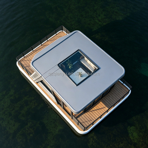 Villa <span class=keywords><strong>Flotante</strong></span> de Lujo, Casa <span class=keywords><strong>Flotante</strong></span> Moderna de Aluminio de 6m para Visitas Turísticas a Lagos Panorámicos y Alojamiento de Alta Gama - Product Image 3