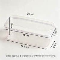 Boîte à mousse en gros, qualité alimentaire, PET, écologique, rectangulaire, pour gâteau aux fruits