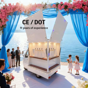 Remorque de bar à cocktails mobile, camion de nourriture entièrement équipé pour les mariages - Product Image 2