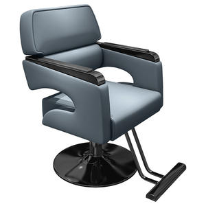 Fauteuil de Barbier Entièrement Noir Meilleure Vente Fauteuil de Salon Moderne en Gros Équipement de Salon Fauteuil de Barbier Mobilier de Salon - Product Image 5