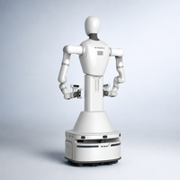 Robot humanoïde Y2-B, bras robotique collaboratif double, charge utile 5 kg, châssis mobile motorisé, 220 V, API ROS2, développement secondaire, industriel