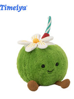 TIMEIYA Mainan Boneka Kelapa Musim Panas yang Menyenangkan untuk Sahabat, Teman Penghibur, Boneka Kecil, Hadiah untuk Anak Perempuan