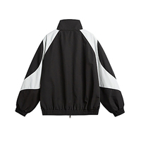 Veste coupe-vent unisexe tendance à col montant brodé et épissé, idéale pour la personnalisation – Nouvelle collection printemps