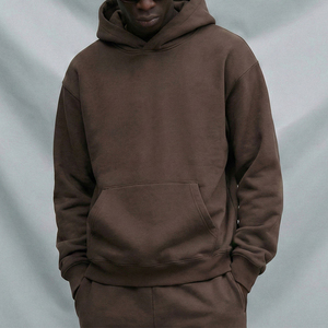 Dropshipping – Nouveaux sweats à capuche oversize pour hommes, qualité supérieure, style streetwear printanier, 100 % coton teint en fil, motif lettres, prix raisonnable, produit phare - Product Image 1