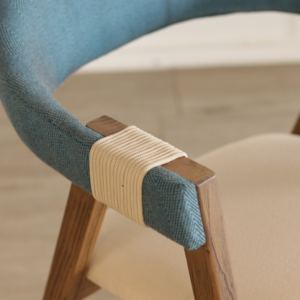 Experience Unmatched Quality with Ardena's Customizable Modern <b>Dining</b> <b>Chair</b> Crafted From Solid Indonesian <b>Wood</b> - Product Image 4
