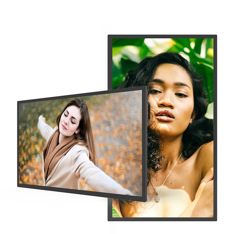 Lcd Display Panel 32 43 49 55 Inch Ultra Thin Lcd Advertising Display Wholesale Wall Mounted Advertising Player