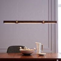 Lampe à suspension linéaire de concepteur architectural de LED moderne longue barre de suspension LED pour le bureau et la salle à manger