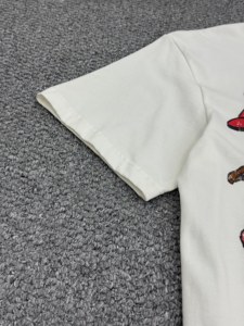 เสื้อยืดวินเทจผู้ชาย คอโอเวอร์ไซส์ แขนสั้น ผ้าฝ้าย 100% ระบายอากาศได้ดี พิมพ์ลายสกรีนแบบกำหนดเอง ดีไซน์ใหม่ - Product Image 3