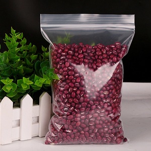 Sustom LDPE Transparent Single Double Chain Zipper Color Transparent <b>Zip</b> Freezer <b>Bags</b> For Food - Product Image 3