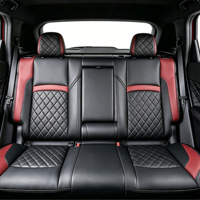 Housses de siège de voiture universelles en cuir imperméable, ensemble complet pour 5 sièges, protection de siège auto de luxe personnalisée pour la plupart des SUV, berlines et camions