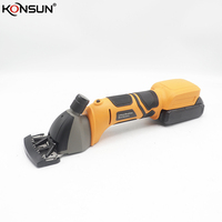 Tondeuse à moutons sans fil KONSUN, moteur sans balais 21V 300W, machine à tondre les chèvres, batterie au lithium, ciseaux à laine