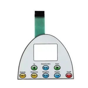 Interruptor de membrana de botón en relieve táctil Smart Electronics para instrumentos de medición