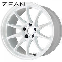 Jantes en alliage forgées sur mesure ZFAN 17 18 pouces 5x112 5x114.3 5x120 6061-T6 Bronze à cinq branches pour Audi BMW Mercedes