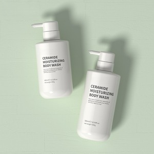ขวดพลาสติกแชมพูปั๊มกลมแบนใหม่300มล. 400มล. 500มล. 600มล. สีขาวขายดี - Product Image 3