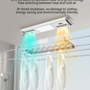 Séchoir à linge intelligent électrique de plafond avec moteur 10 000 cycles, système de lavage automatisé, cintre automatique - Product Image 1