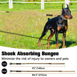 Laisse pour chien en nylon tressé de haute qualité, personnalisée en gros, tactique de chasse, robuste, avec clip de fixation pour chien, avec logo - Product Image 4