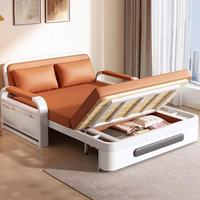 Sofá Cama Plegable Moderno Directo de Fábrica, Sofá Convertible Portátil con Estructura de Acero al Carbono Resistente para Sala de Estar/Apartamento