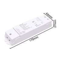 Atenuador LED DALI de Voltaje Constante de 4 Canales DA4-M, Atenuación Digital PWM, Curva de Atenuación Logarítmica DALI Estándar