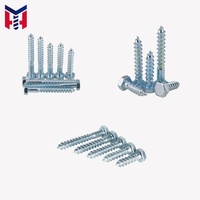 Vis à bois à tête hexagonale DIN571, zincées, métriques M6 M8 M10, fourniture directe d'usine chinoise